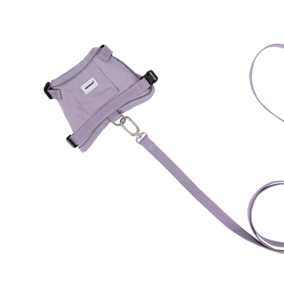 Valley Series Cat Vest Dog Harness Dog Leash Set - Purple