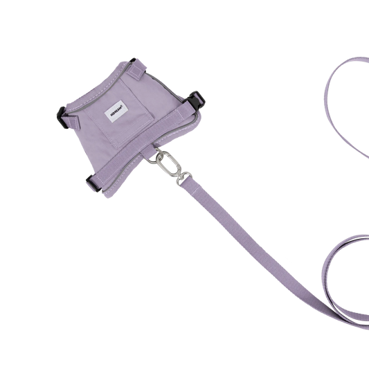 Valley Series Cat Vest Dog Harness Dog Leash Set - Purple