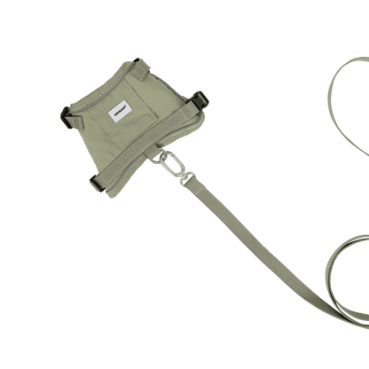 Valley Series Cat Vest Dog Harness Dog Leash Set - Ash Grey