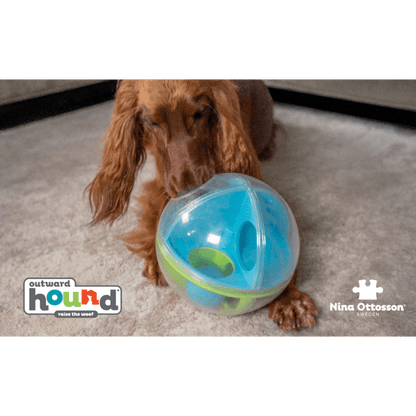 NINA OTTOSSON A-Maze Ball Interactive Puzzle Dog Toy