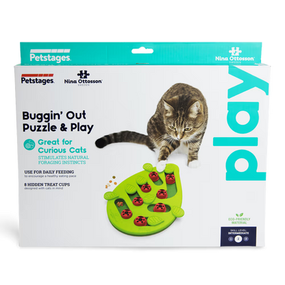 Nina Ottosson CATSTAGES Cat Puzzle And Play Buggin Out