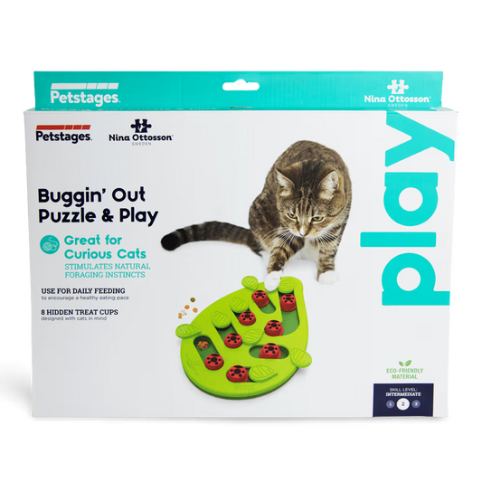 Nina Ottosson CATSTAGES Cat Puzzle And Play Buggin Out