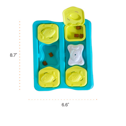Nina Ottosson Kitty Cube Treat Dispensing Puzzle Cat Toy - Level 2