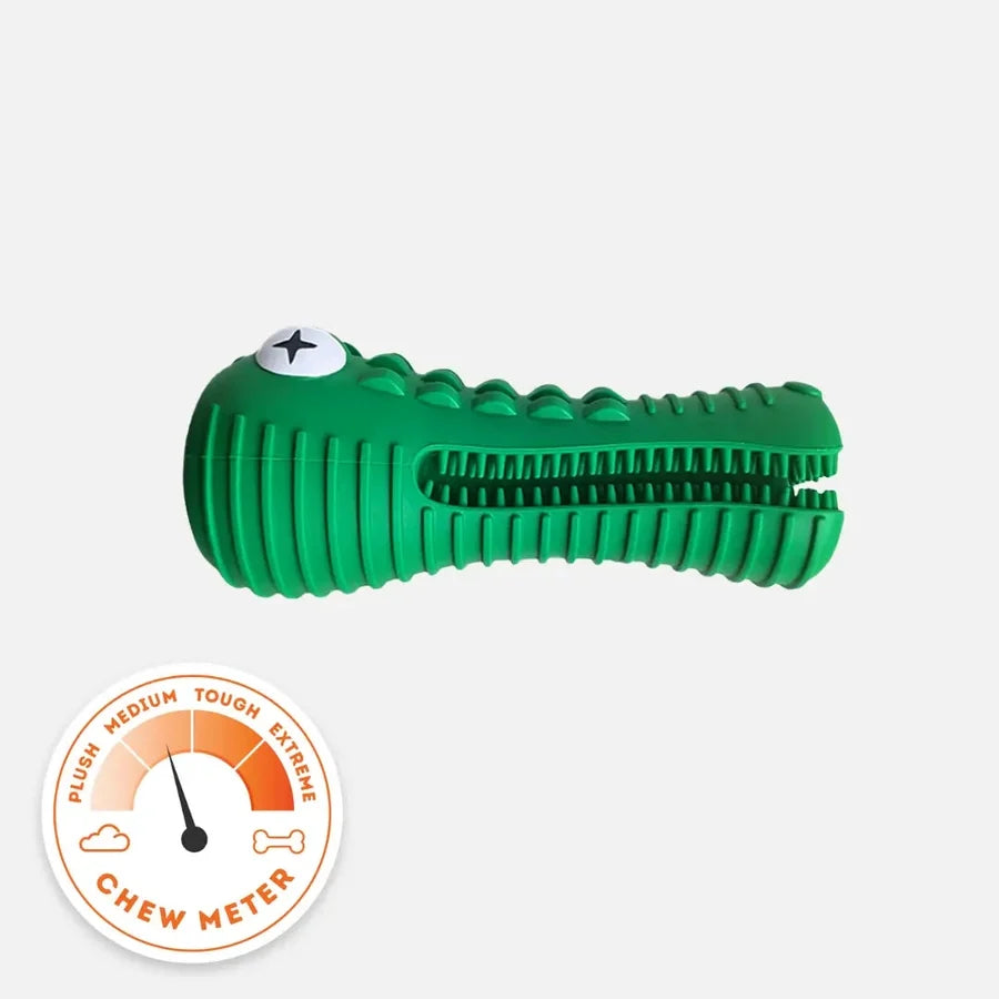 Happy Staffy Co. Crocodile Dental Chew Toy