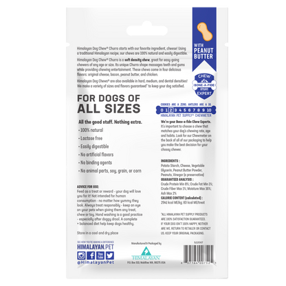 Himalayan Dog Chew Churro Peanut Butter 4pk