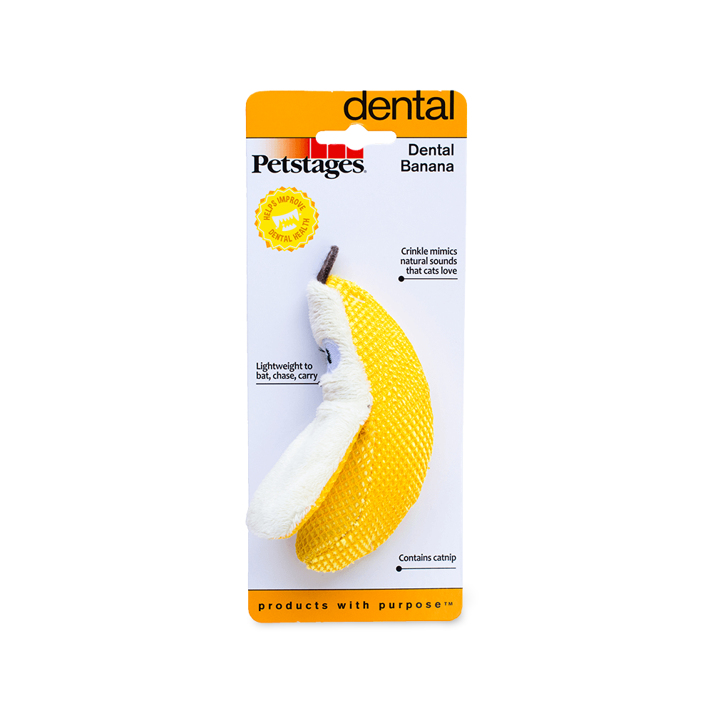 CATSTAGES CAT DENTAL BANANA CATNIP CAT TOY