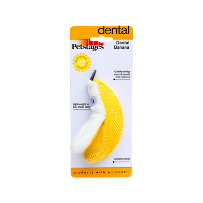 CATSTAGES CAT DENTAL BANANA CATNIP CAT TOY