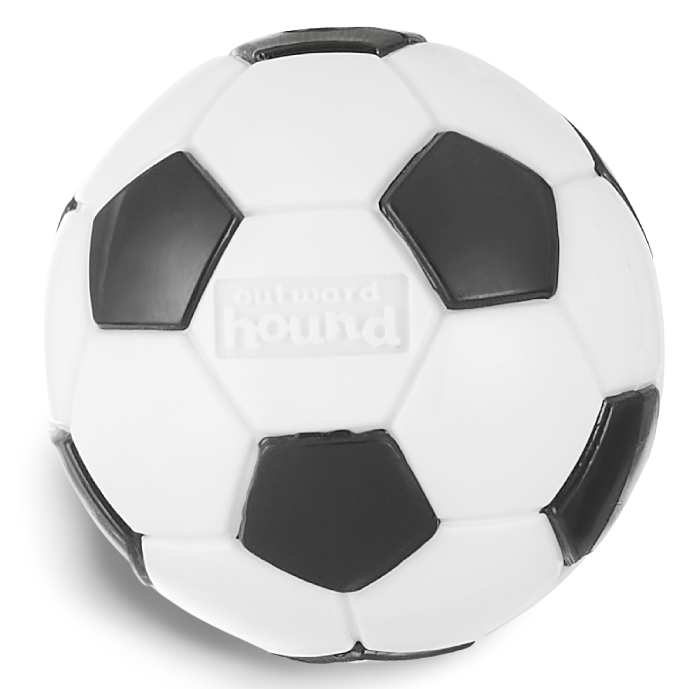 Planet Dog Soccer Ball Dog Treat Dispensing Toy White