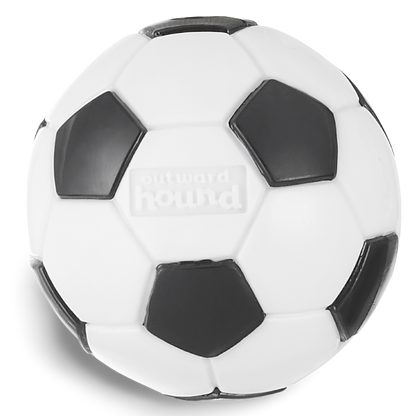Planet Dog Soccer Ball Dog Treat Dispensing Toy White