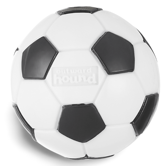 Planet Dog Soccer Ball Dog Treat Dispensing Toy White