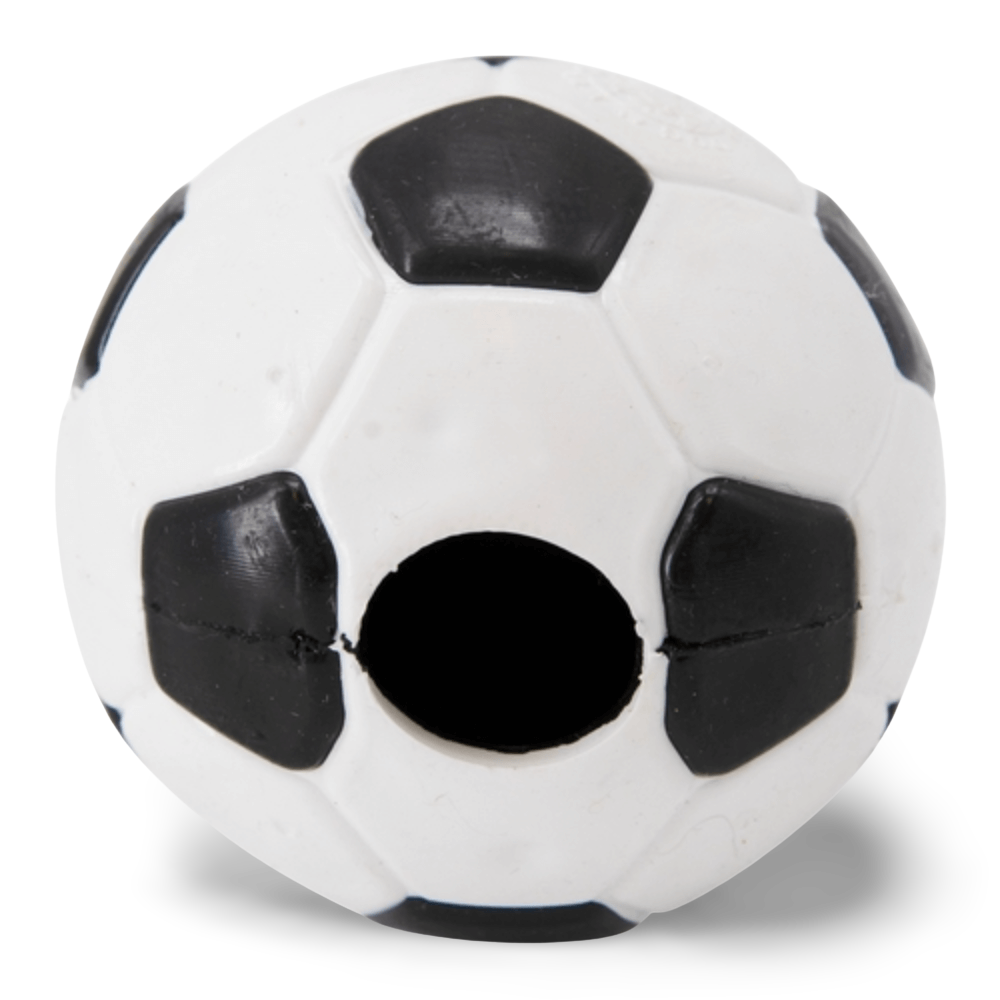 Planet Dog Soccer Ball Dog Treat Dispensing Toy White