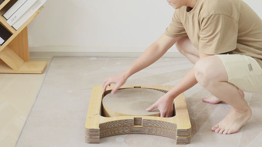 Woodtone Duo Cat Scratcher Table