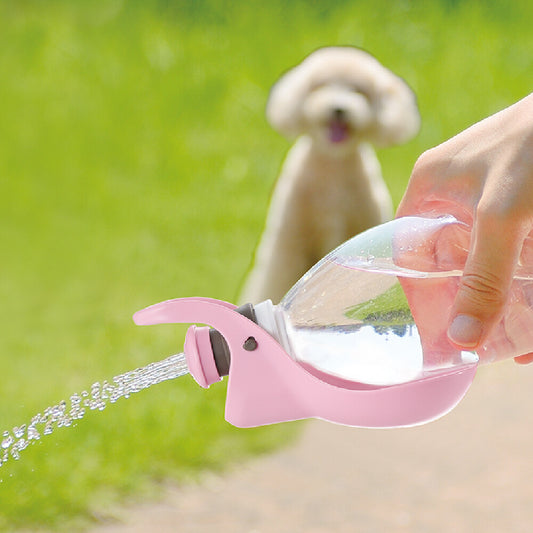 Richell Portable Pet Drinking Nozzle with Bowl – For Small Breeds