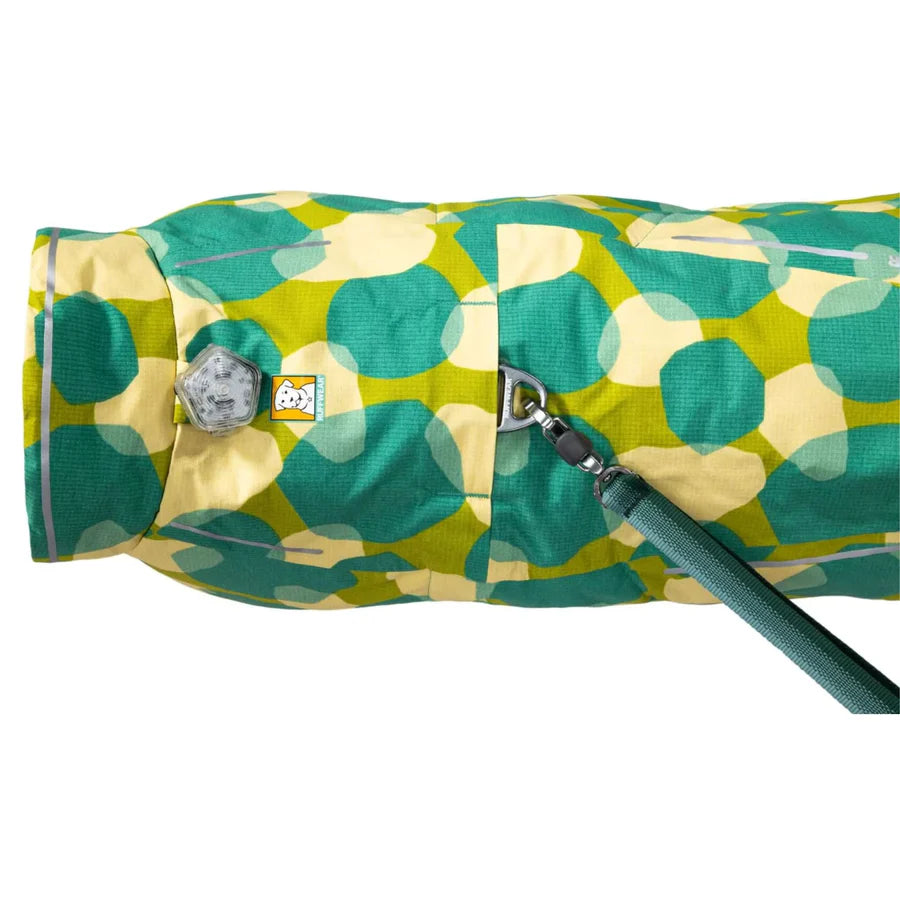 (Discontinued Style) Ruffwear Vert Waterproof Jacket - Gnawt-a-Green (XXS)