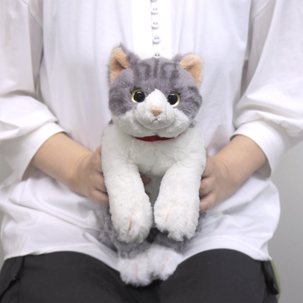 LYING CAT STUFFED TOY S SABASHIRO