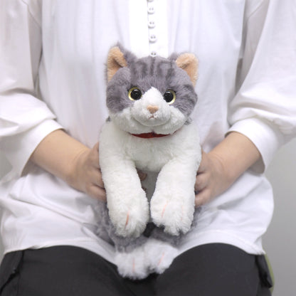 LYING CAT STUFFED TOY S SABASHIRO