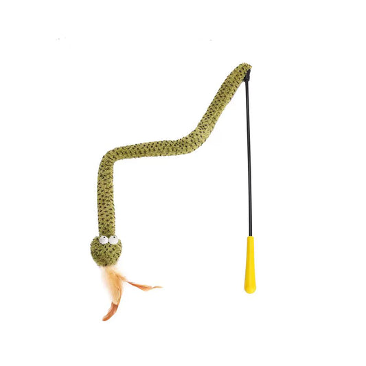 Zeze Rattlesnake Cat Teaser Wand