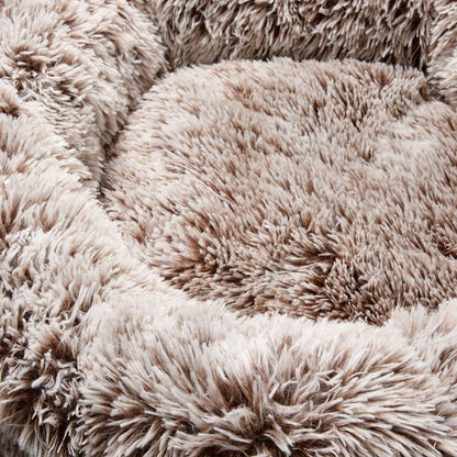 SNOOZA Calming Cuddler Dog Bed - Mink