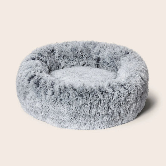 SNOOZA Calming Cuddler Dog Bed - Silver Fox