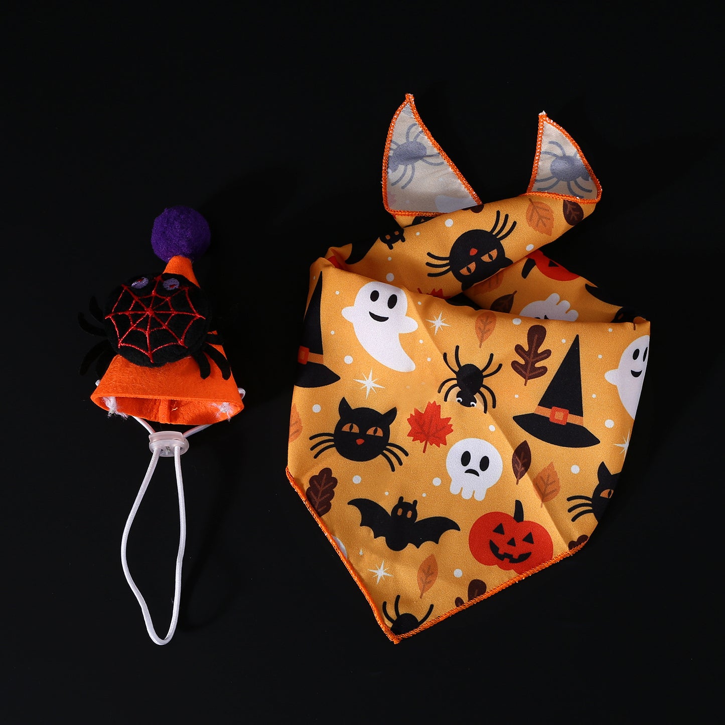 Pet Halloween Outfit Set - Spider