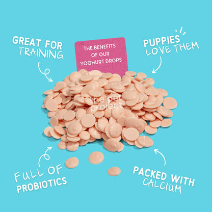 THE PET PROJECT YOGHURT DROPS - STRAWBERRY 250G