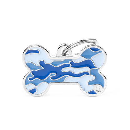 My Family Style Camouflage Big Bone ID Tag