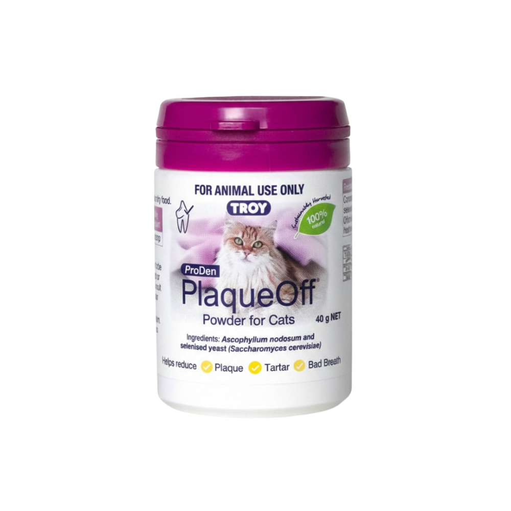 Troy PlaqueOff Dental Powder For Cats
