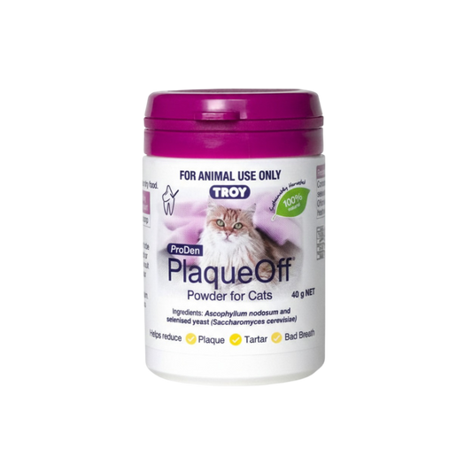 Troy PlaqueOff Dental Powder For Cats