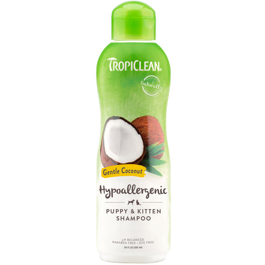 TropiClean Shampoo Gentle Coconut Hypoallergenic 355mL