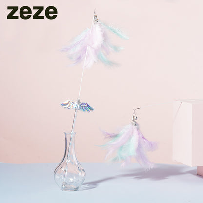 Zeze Dreamy Feather Cat Teaser Wand